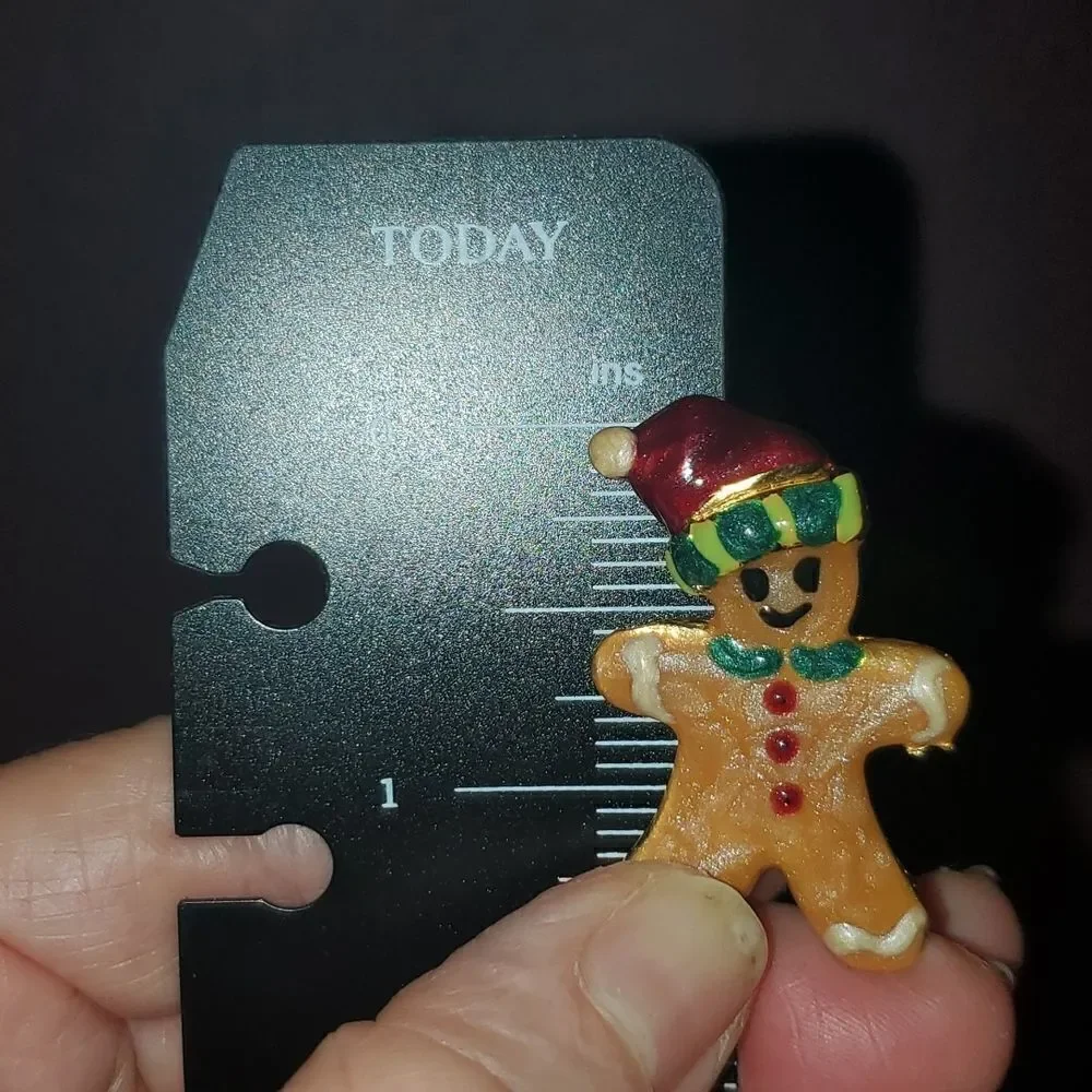 Christmas Ginger Bread Pin, Cute Little Piece. NWOT.